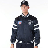 Las Vegas Raiders NFL Sport Classics Satin Jacket Black Fashion