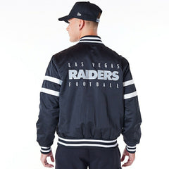 Las Vegas Raiders NFL Sport Classics Satin Jacket Black Fashion