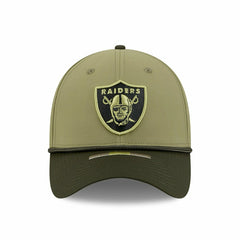 Las Vegas Raiders 2025 NFL Salute to Service 39THIRTY Flex Cap Olive Taass sale