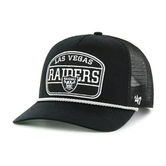 Las Vegas Raiders Hone Rope '47 Hitch RF Snapback Trucker NFL Cap Black Taass for sale