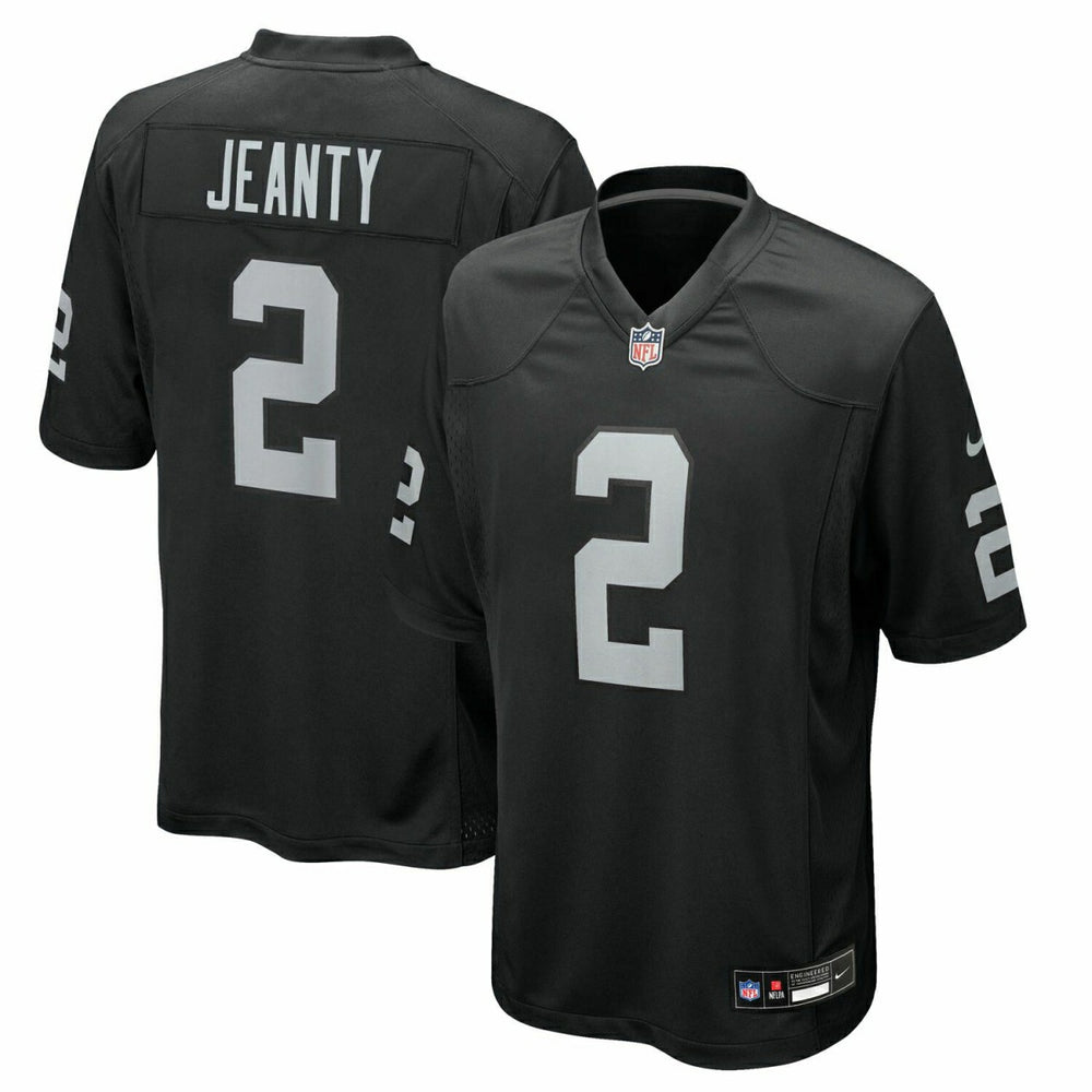 Ashton Jeanty #2 Las Vegas Raiders Nike Game NFL Jersey Black Classic