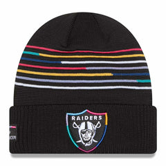Las Vegas Raiders 2025 NFL Crucial Catch New Era Knit Hat Lifestyle
