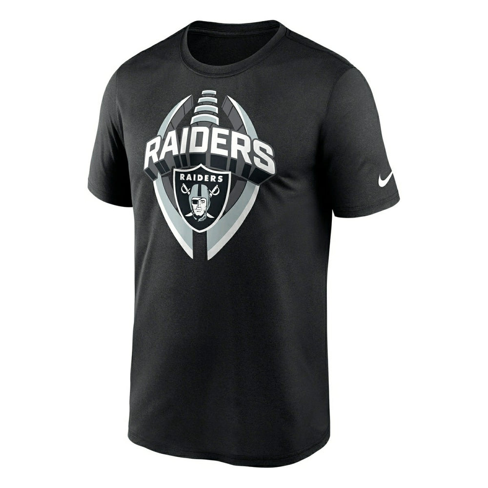 Las Vegas Raiders 2025 Icon Nike Legend NFL T-Shirt Black Fashion