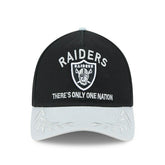 Las Vegas Raiders 2025 NFL Draft 9TWENTY A-Frame Adjustable Cap Black Taass US