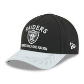 Las Vegas Raiders 2025 NFL Draft 9FORTY M-Crown A-Frame Snapback Cap Black Classic
