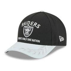 Las Vegas Raiders 2025 NFL Draft 9FORTY M-Crown A-Frame Snapback Cap Black Classic