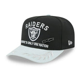 Las Vegas Raiders 2025 NFL Draft New Era 59FIFTY A-Frame Fitted Cap Black Fashion