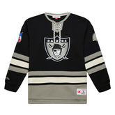 Las Vegas Raiders Mitchell & Ness Heritage NFL Lace-Up Jersey Crew Lifestyle