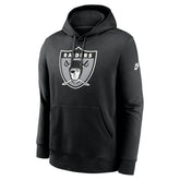 Las Vegas Raiders Throwback Nike Club NFL Hoodie Black Taass for sale