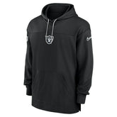Las Vegas Raiders 2024 NFL On-Field Sideline Nike Jersey Hoodie Black Classic