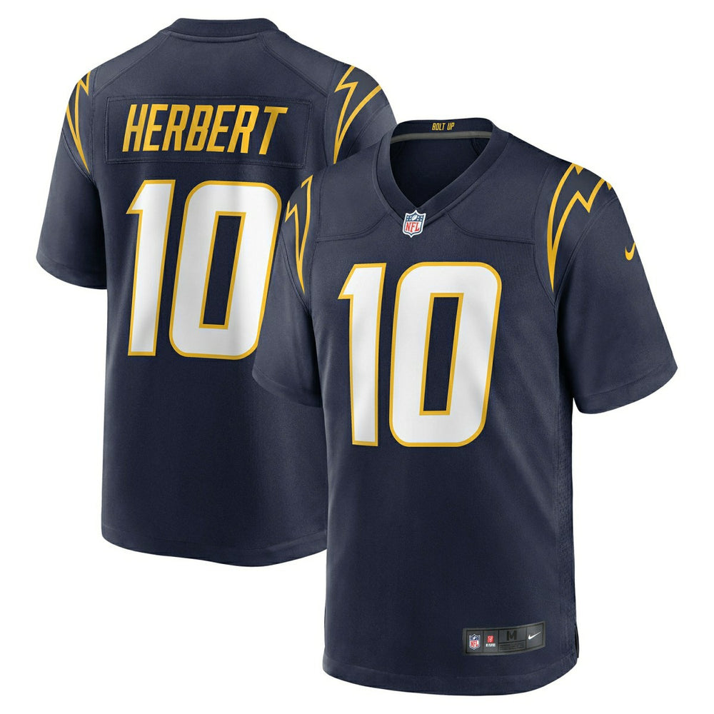 Justin Herbert #10 Los Angeles Chargers Nike Game NFL Football Jersey Navy Taass for sale