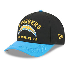 Los Angeles Chargers 2025 NFL Draft 9FORTY M-Crown A-Frame Snapback Cap Black Taass US