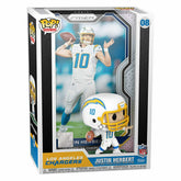 Funko POP! Trading Cards #08 Justin Herbert Los Angeles Chargers Prizm NFL Figure Lifestyle