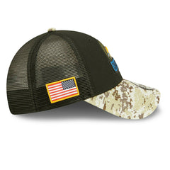 Los Angeles Chargers 2022 NFL On-Field Salute to Service New Era 9FORTY Cap Fashion