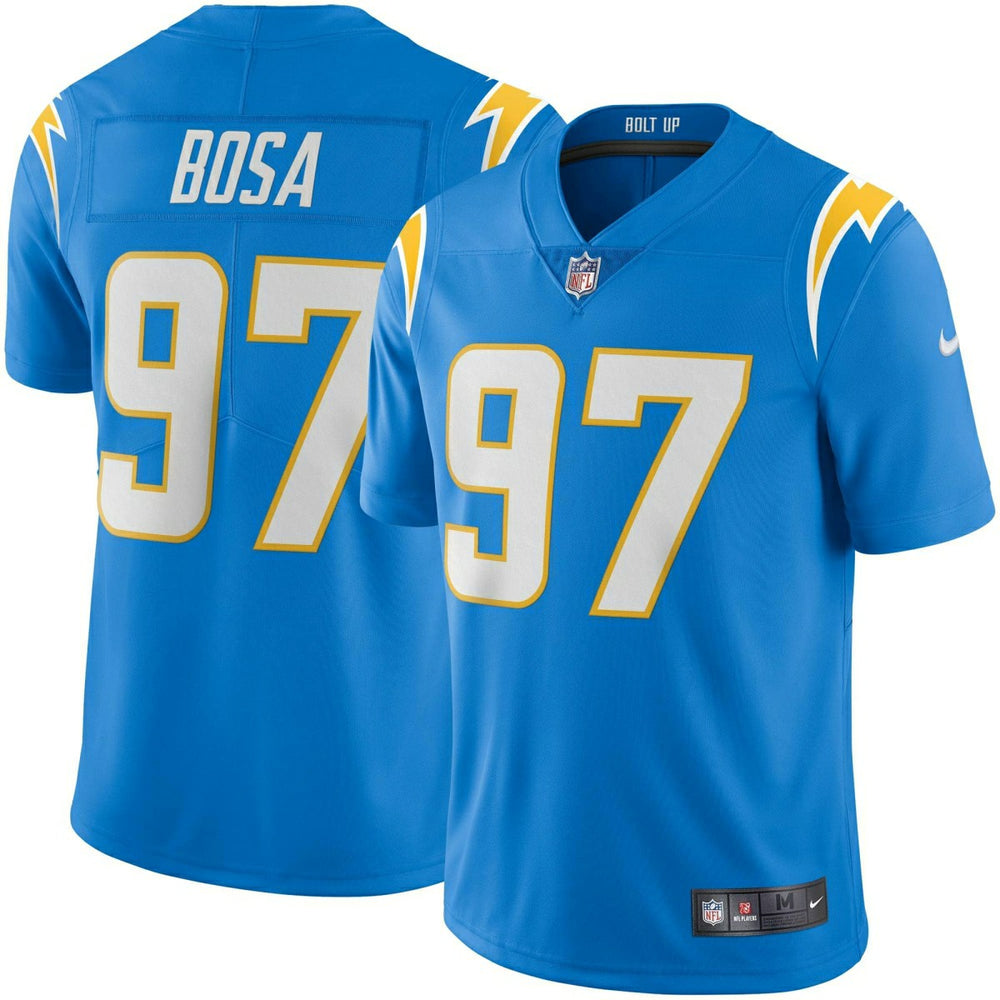 Joey Bosa #97 Los Angeles Chargers Nike Vapor Limited NFL Jersey Blue Lifestyle