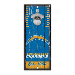 Los Angeles Chargers WinCraft NFL Bottle Opener Sign Fashion