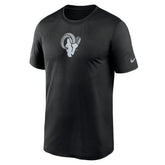Los Angeles Rams 2026 NFL Sideline Lead The Charge Legend T-Shirt Black Fashion