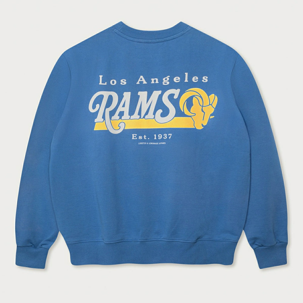 Los Angeles Rams L&L '96 Classics NFL Crew Sweater Blue Lifestyle