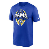 Los Angeles Rams 2025 Icon Nike Legend NFL T-Shirt Blue Taass US