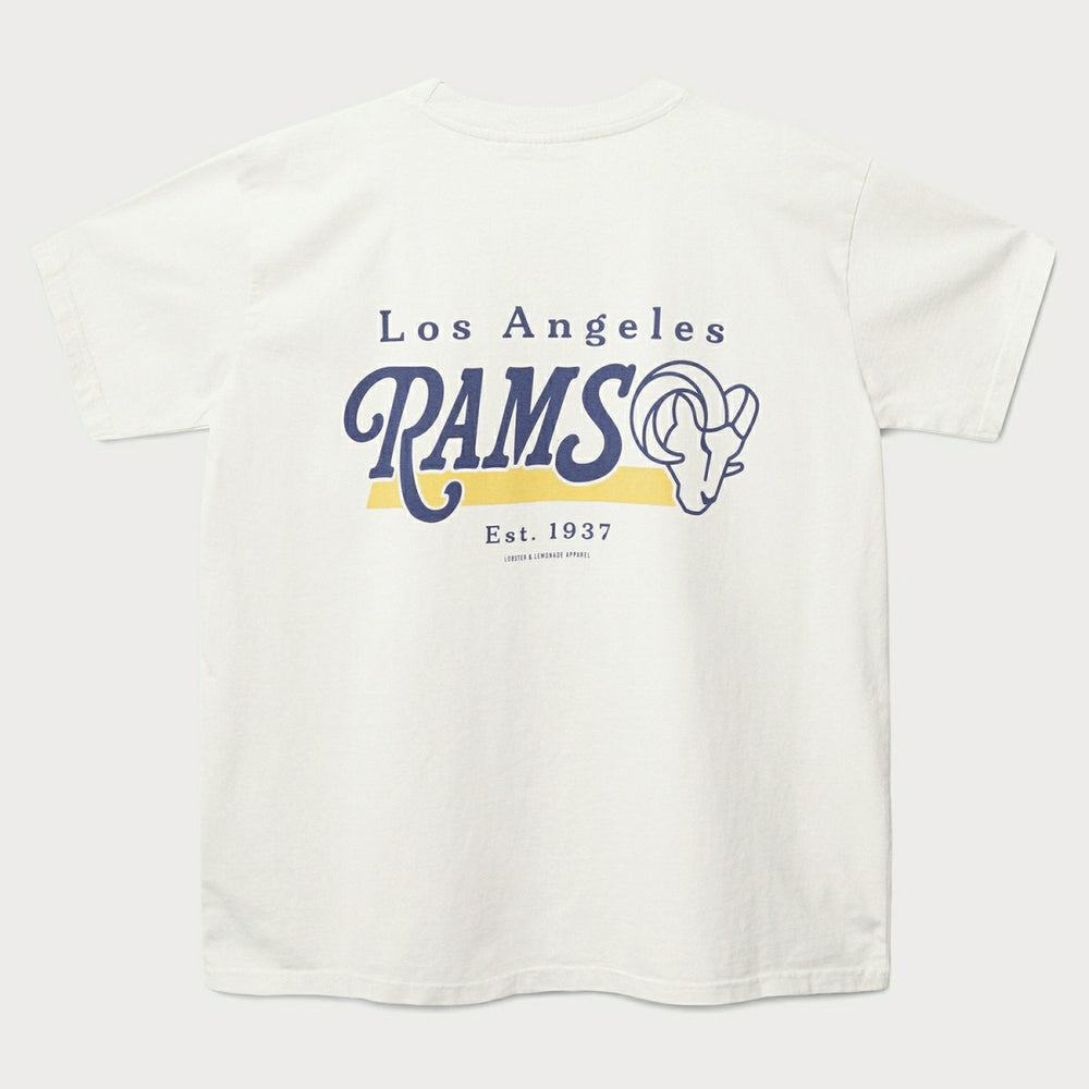 Los Angeles Rams L&L '89 Classics NFL T-Shirt Light Gray Classic