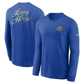 Los Angeles Rams 2025 Rivalries Essential NFL Long Sleeve T-Shirt Blue Taass sale