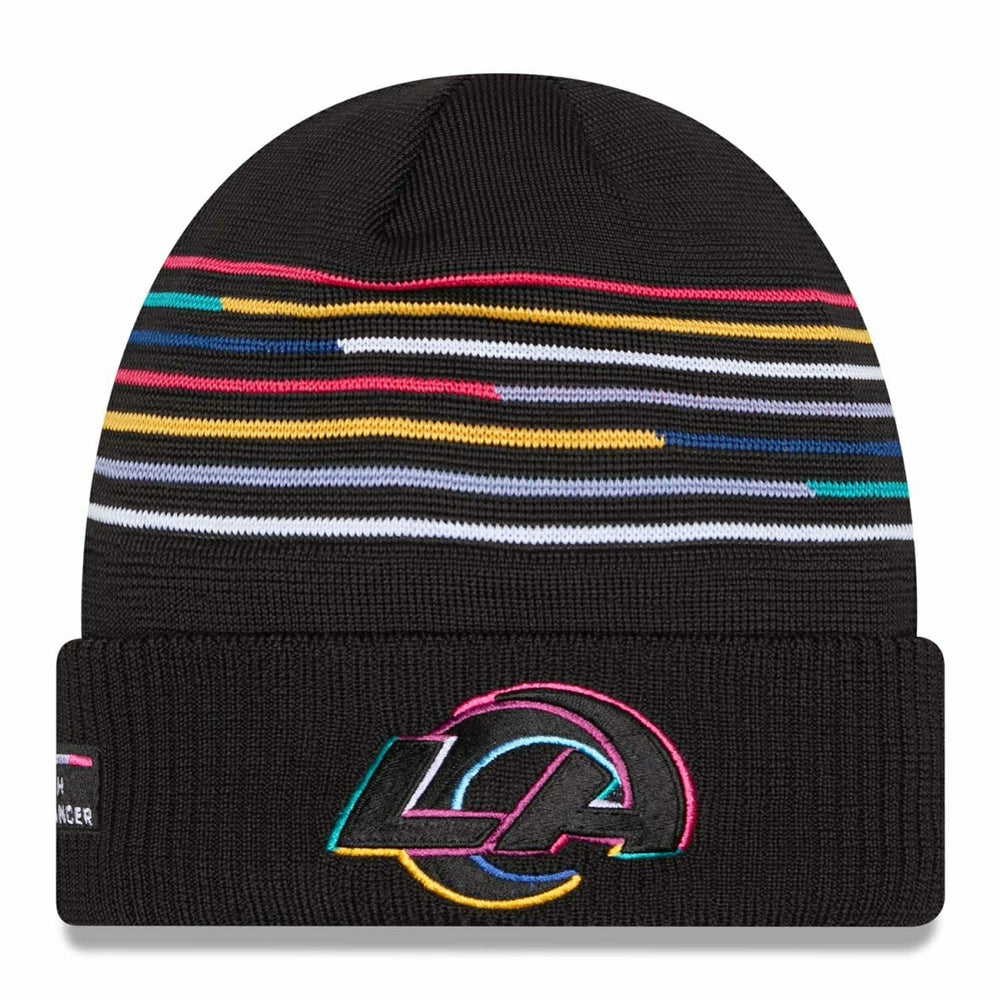 Los Angeles Rams 2025 NFL Crucial Catch New Era Knit Hat Taass US