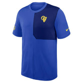 Los Angeles Rams 2025 NFL Sideline Nike Dri-FIT Coach UV Top Blue Taass US