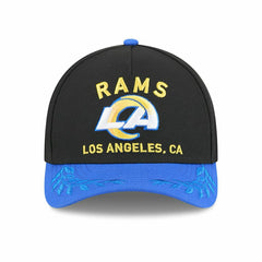 Los Angeles Rams 2025 NFL Draft 9FORTY M-Crown A-Frame Snapback Cap Black Classic