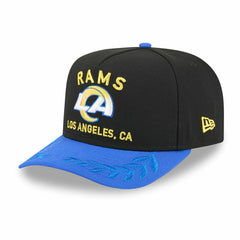 Los Angeles Rams 2025 NFL Draft New Era 9FIFTY A-Frame Snapback Cap Black Fashion