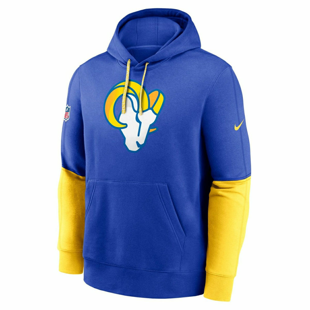 Los Angeles Rams 2024 NFL Sideline Nike Club Hoodie Blue Taass sale