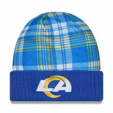 Los Angeles Rams 2024 NFL Sideline Statement New Era Knit Hat Blue Taass US