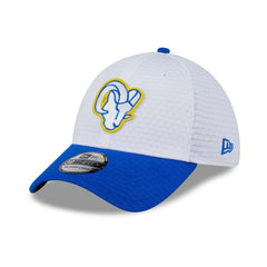 Los Angeles Rams 2024 NFL Training Camp New Era 39THIRTY Flex Cap White Classic