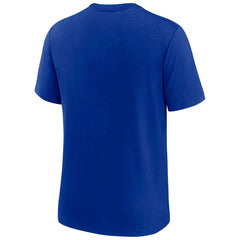 Los Angeles Rams Rewind Logo Nike Tri-Blend NFL T-Shirt Blue Taass US