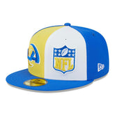 Los Angeles Rams On-Field 2023 NFL Sideline New Era 59FIFTY Fitted Cap Taass sale
