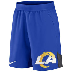 Los Angeles Rams Big Logo Nike Dri-FIT Performance NFL Shorts Blue Classic