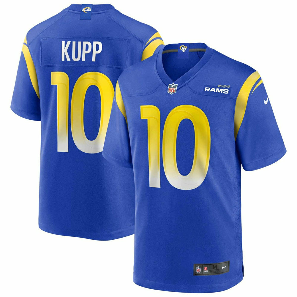 Cooper Kupp #10 Los Angeles Rams Nike Game NFL Football Jersey Blue Lifestyle