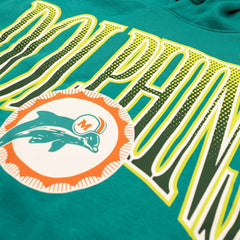 Miami Dolphins Throwback Full Blitz Club NFL Hoodie Aqua Taass sale