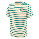 Miami Dolphins Rewind Striped Club NFL T-Shirt Taass for sale