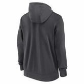 Miami Dolphins Playbook NFL Full-Zip Fleece Hoodie Anthracite Fashion