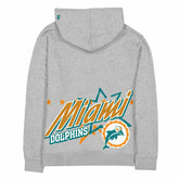 Miami Dolphins Sport Classics Oversized NFL Hoodie Gray Fashion