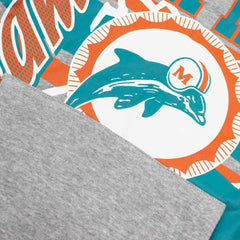 Miami Dolphins Sport Classics Oversized NFL Hoodie Gray Fashion