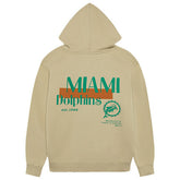 Miami Dolphins L&L '76 Classics NFL Hoodie Beige Fashion