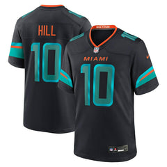 Tyreek Hill #10 Miami Dolphins 2025 Rivalries Game NFL Jersey Navy Classic