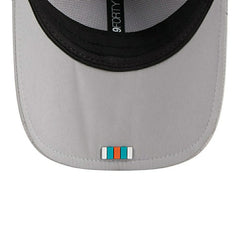 Miami Dolphins 2025 NFL On-Field Sideline 9FORTY M-Crown Cap CW Grau Fashion