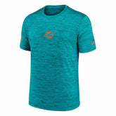 Miami Dolphins 2025 NFL Sideline Nike Velocity Performance T-Shirt Aqua Classic