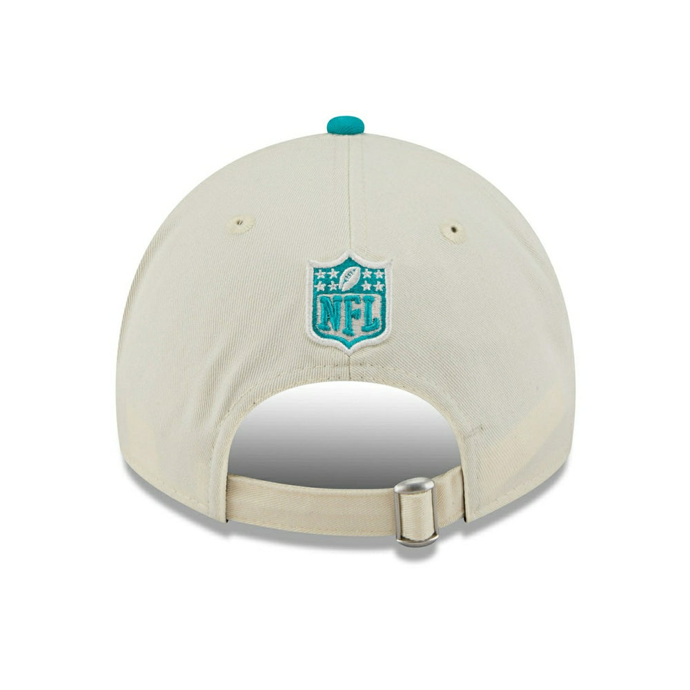 Miami Dolphins 2025 NFL Draft 9TWENTY A-Frame Adjustable Cap Cream Taass sale