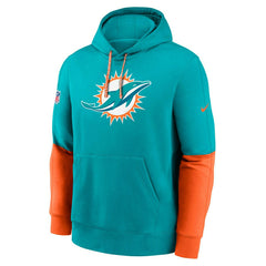 Miami Dolphins 2024 NFL Sideline Nike Club Hoodie Aqua Taass for sale