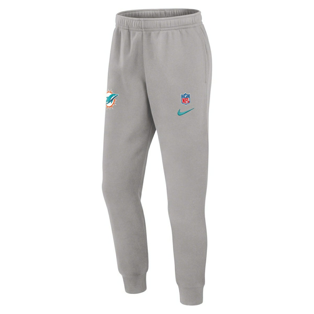 Miami Dolphins 2024 NFL Sideline Nike Club Sweat Pants Gray Taass US