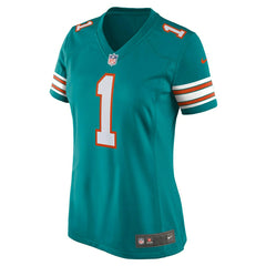 Tua Tagovailoa #1 Miami Dolphins Throwback Nike Game NFL Jersey (WOMEN'S) Classic