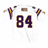 Randy Moss #84 Minnesota Vikings Legacy Throwback NFL Jersey White Fashion